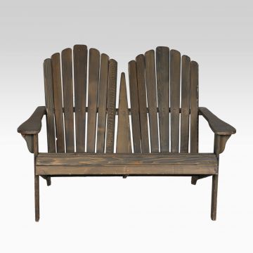 Adirondack Wooden Love Seat